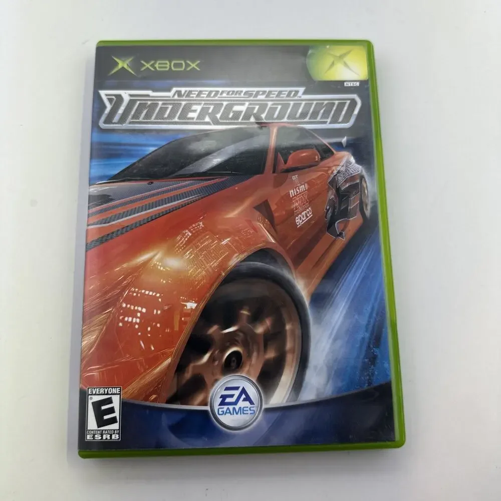 Need for Speed: Underground Black Label Microsoft Xbox Game Complete With Manual